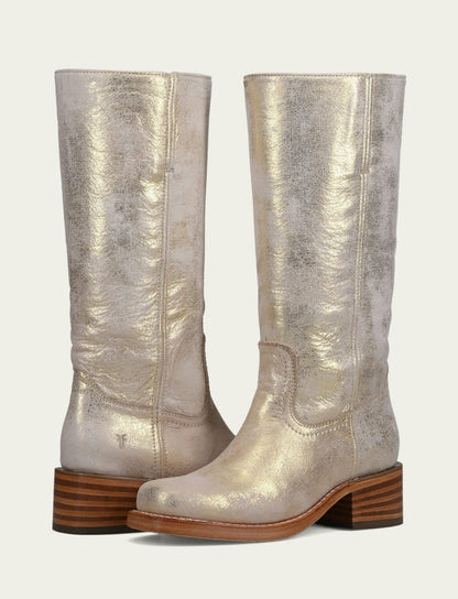 FRYE Women’s Gold Powder Campus 14L Tall Boots