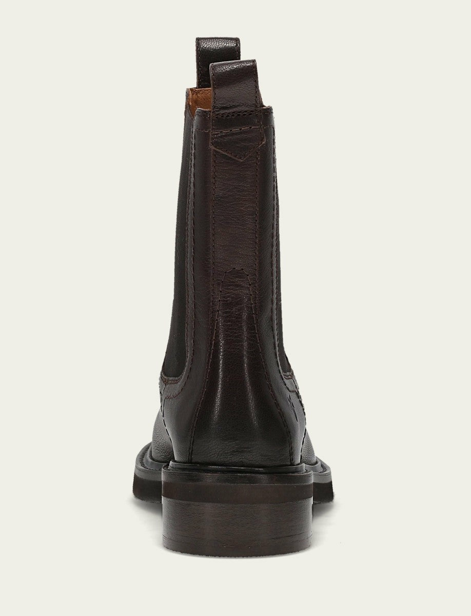 FRYE Women's Chocolate Phoebe Chelsea Boot