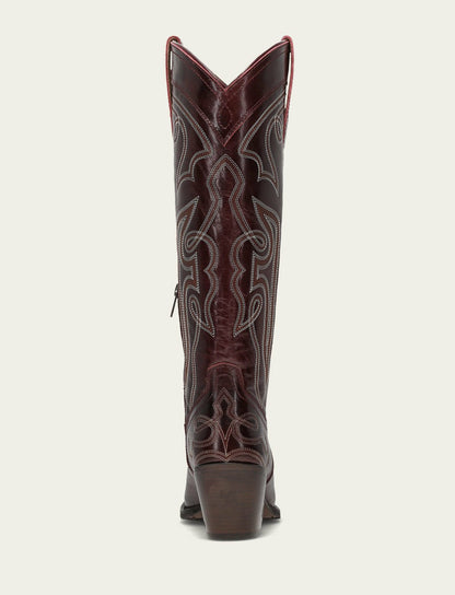FRYE Women’s Bordeaux Laila Double F Deco Leather Boots