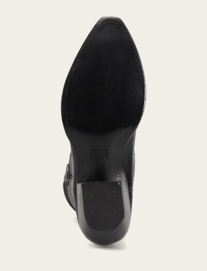 FRYE Women’s Black Sacha At The Knee Leather Tall Boots