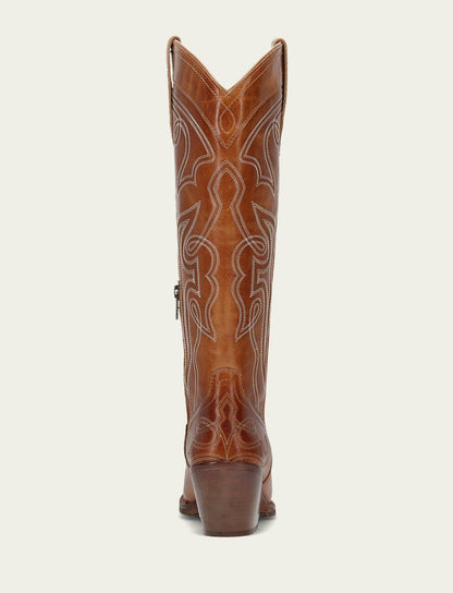 FRYE Women’s Amber Laila Double F Deco Leather Boots