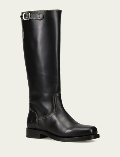 FRYE Women's Black Campus Low Heel Tall Riding Boot