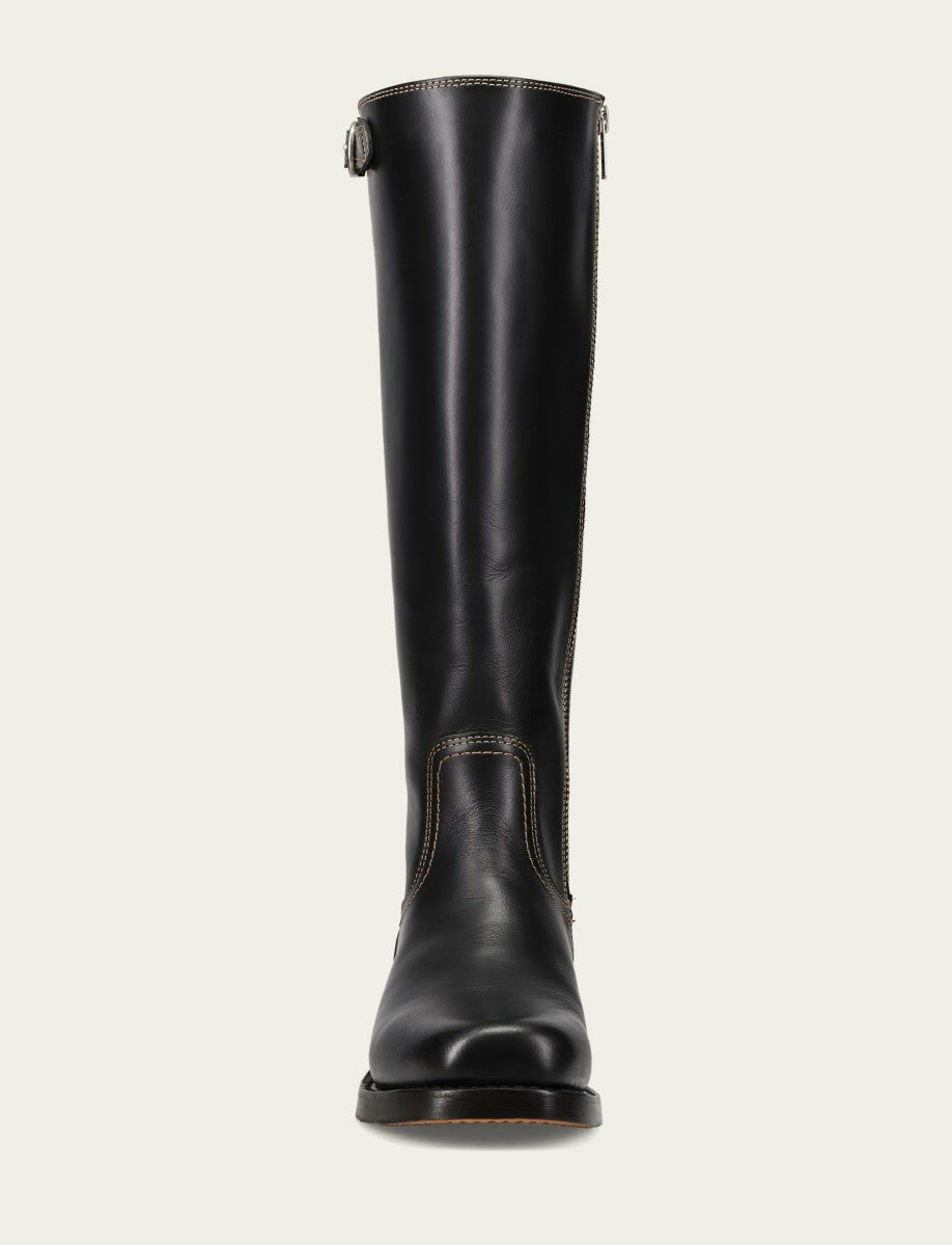 FRYE Women's Black Campus Low Heel Tall Riding Boot