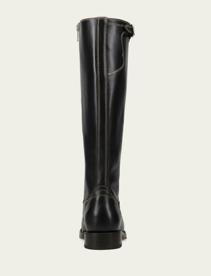 FRYE Women's Black Campus Low Heel Tall Riding Boot
