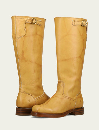 FRYE Women's Banana Campus Low Heel Tall Riding Wide Calf Boot