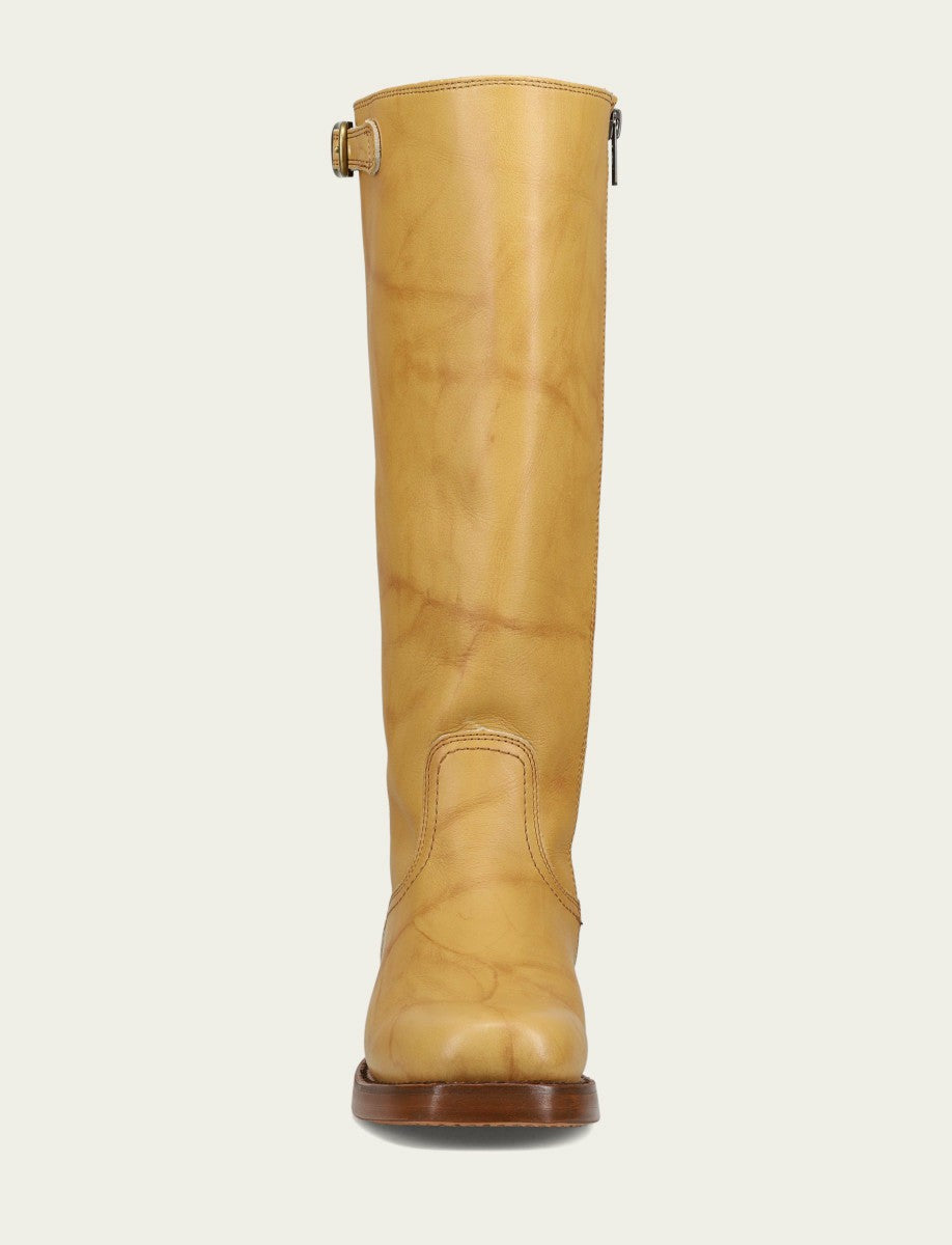 FRYE Women's Banana Campus Low Heel Tall Riding Wide Calf Boot