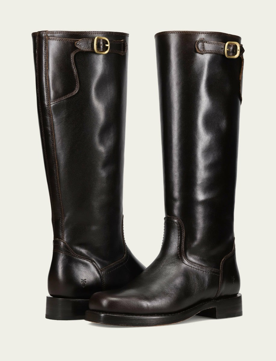 FRYE Women's Bourbon Campus Low Heel Tall Riding Boot