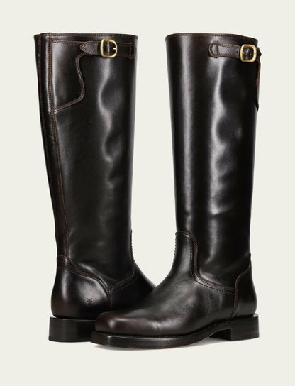 FRYE Women's Bourbon Campus Low Heel Tall Riding Boot