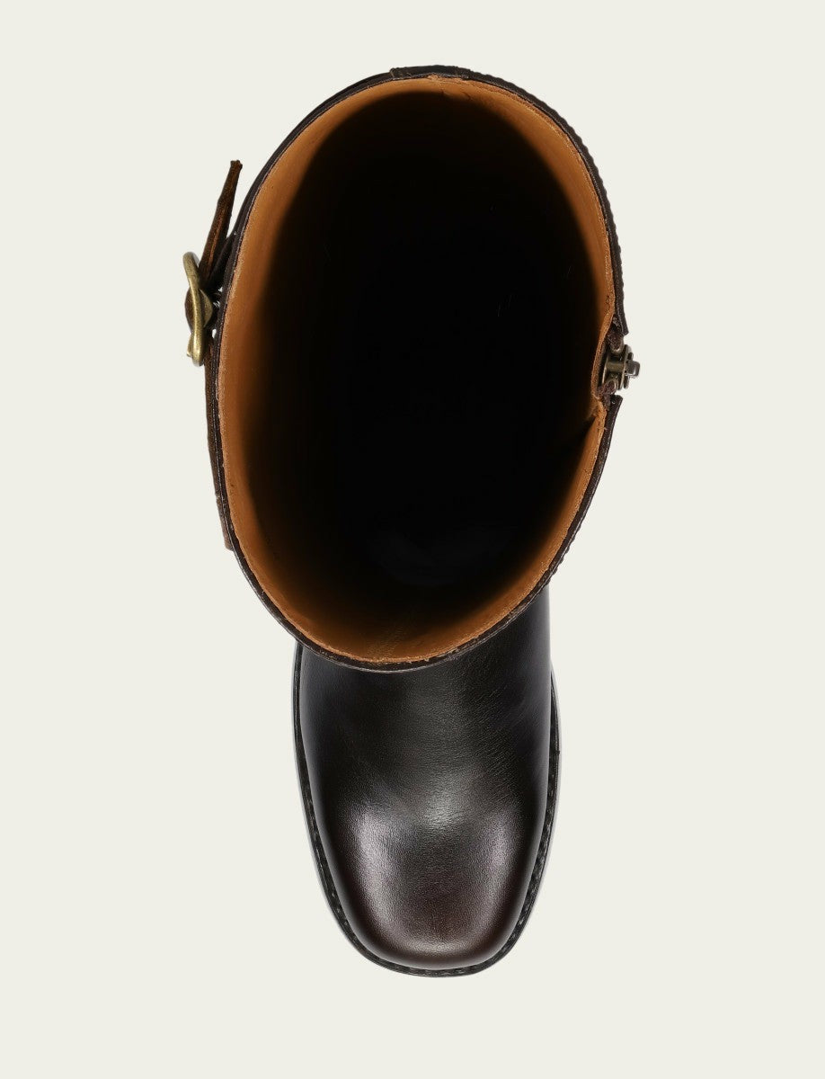 FRYE Women's Bourbon Campus Low Heel Tall Riding Boot