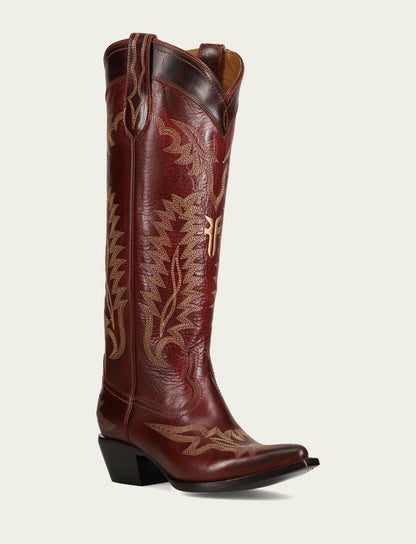 FRYE Women’s Bordeaux Sacha Feather Deco Tall Boots
