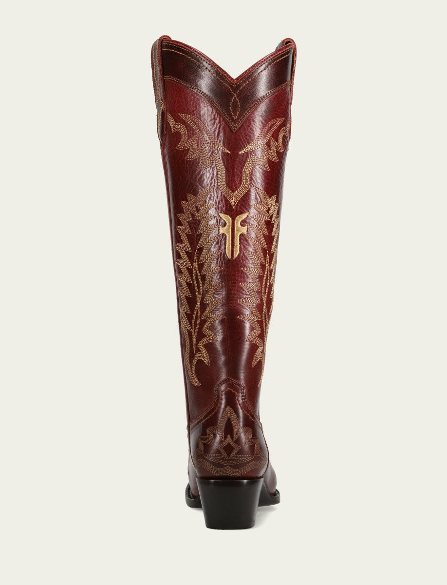 FRYE Women’s Bordeaux Sacha Feather Deco Tall Boots