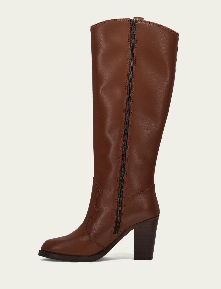 FRYE Women's Walnut Corinne Tall Boot
