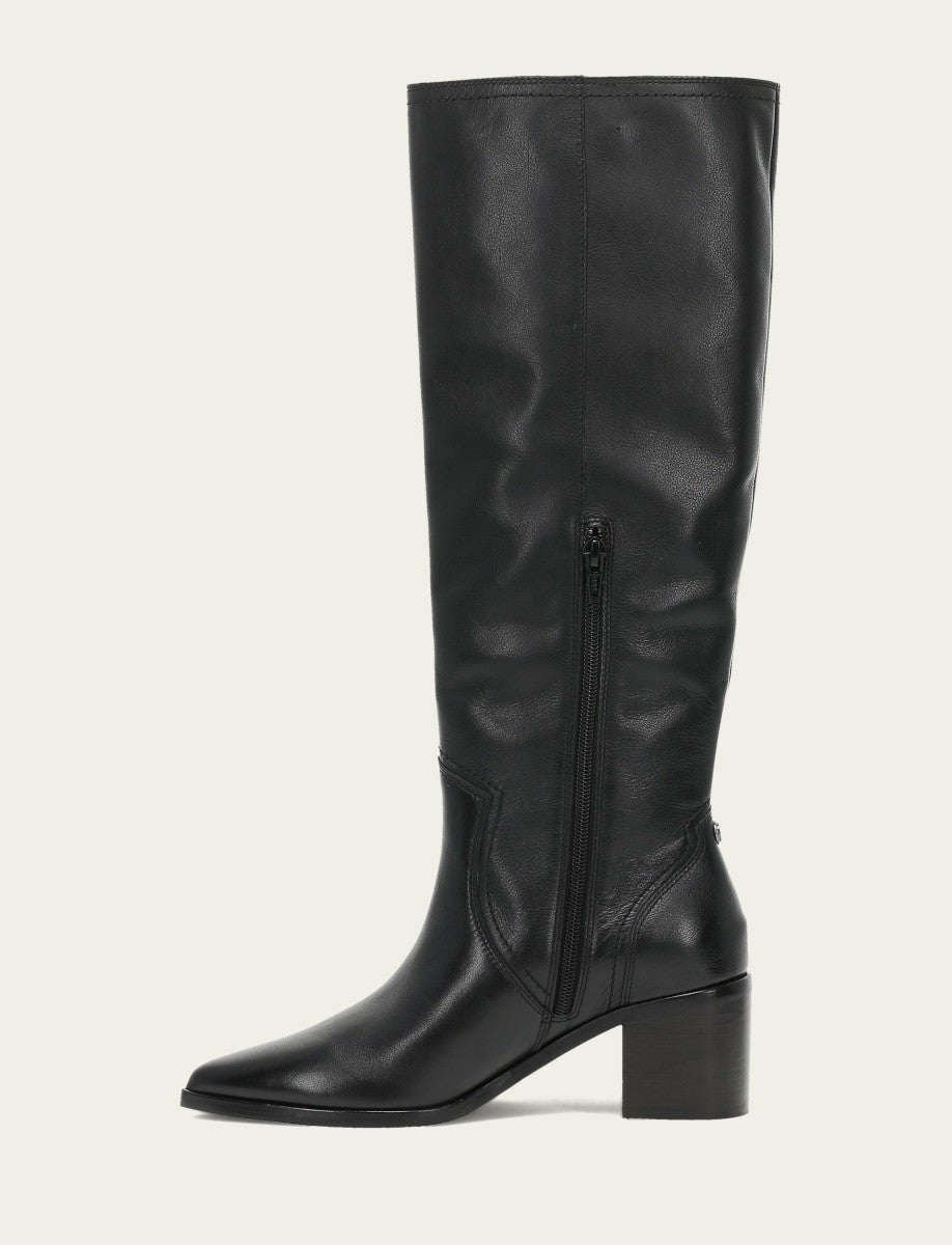 FRYE Women's Black Sadie Softy Tall Boot