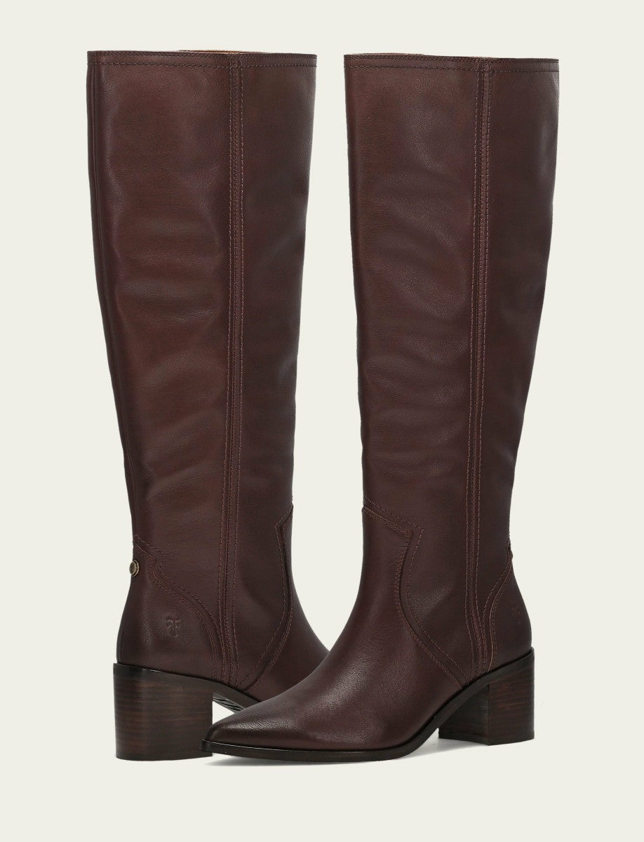FRYE Women's Cocoa Sadie Softy Tall Boot