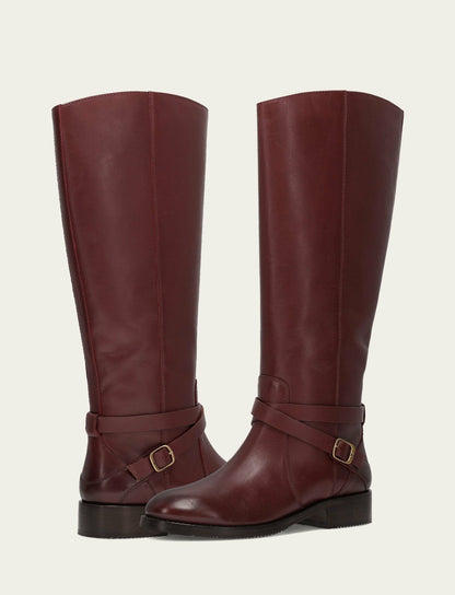 FRYE Women's Merlot Melissa Belted Riding Boot