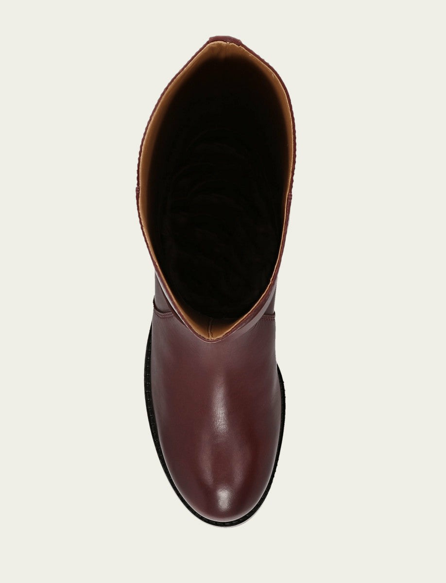 FRYE Women's Merlot Melissa Belted Riding Boot
