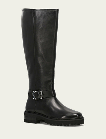FRYE Women's Black Olivia Buckle Tall Boot