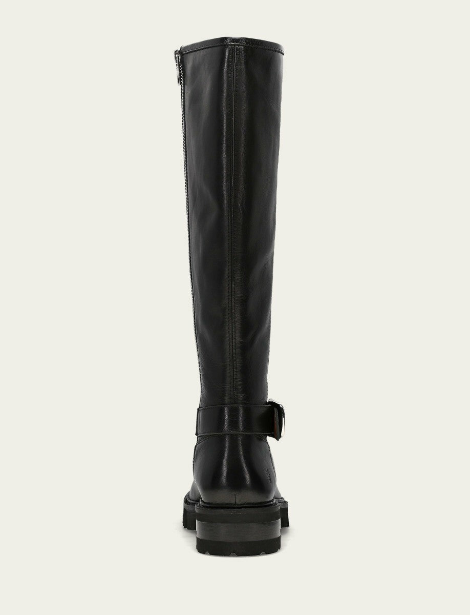FRYE Women's Black Olivia Buckle Tall Boot