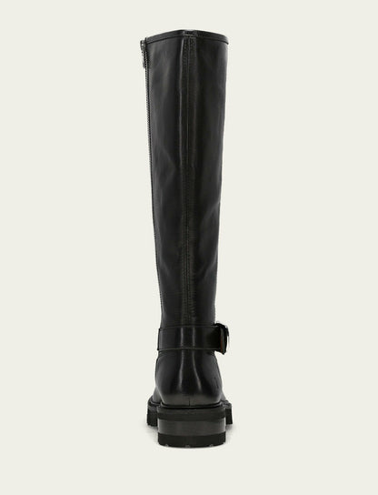 FRYE Women's Black Olivia Buckle Tall Boot