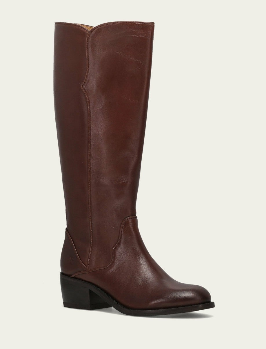 FRYE Women's Saddle Carson 2 Piping Tall Boot