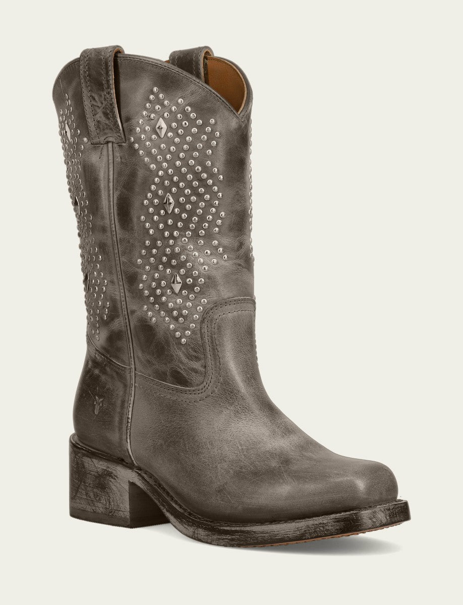 FRYE Women's Dusty Taupe Campus Deco Stud Boot