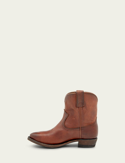 FRYE Women’s Cognac Billy Short Leather Booties