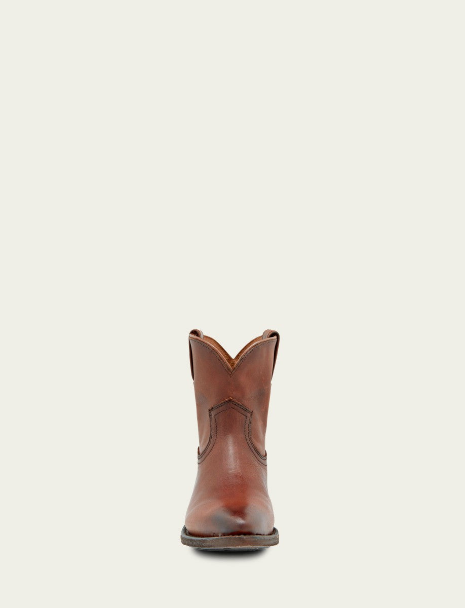 FRYE Women’s Cognac Billy Short Leather Booties