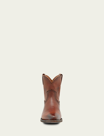 FRYE Women’s Cognac Billy Short Leather Booties