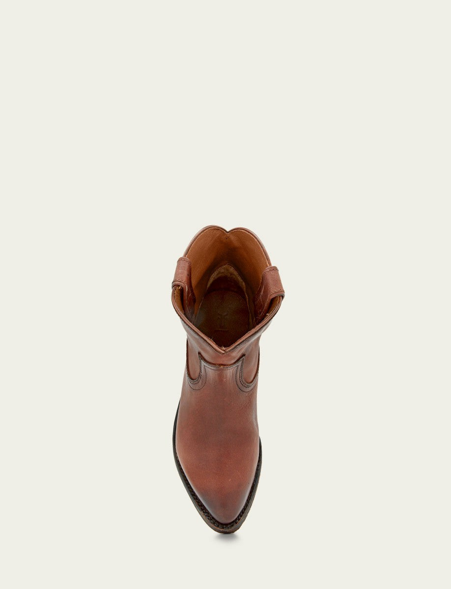 FRYE Women’s Cognac Billy Short Leather Booties