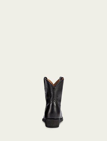 FRYE Women's Black Billy Short Leather Bootie