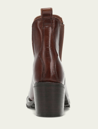 FRYE Women's Cognac Sabrina Chelsea Boots