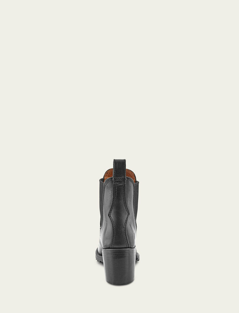 FRYE Women's Black Sabrina Chelsea Boots