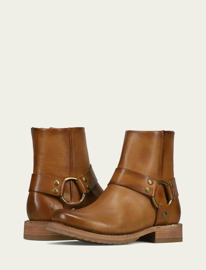 FRYE Women's Caramel Veronica Flex Harness Bootie