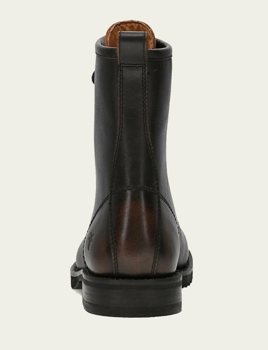 FRYE Women's Antique Brown Veronica Flex Combat Boot