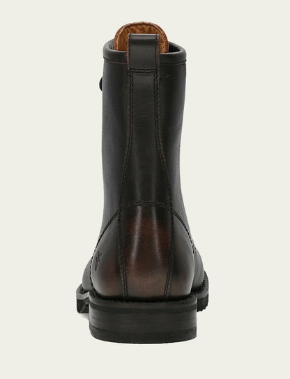 FRYE Women's Antique Brown Veronica Flex Combat Boot