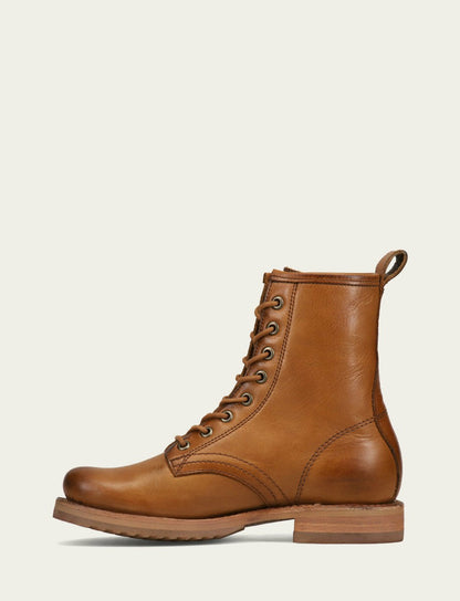 FRYE Women's Caramel Veronica Flex Combat Bootie