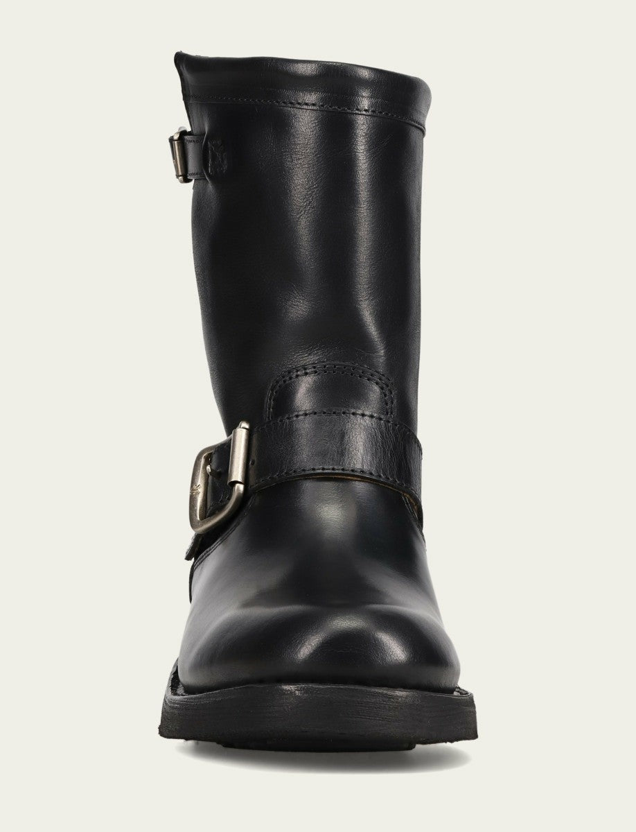 FRYE Women's Black Viv Short Engineer Bootie