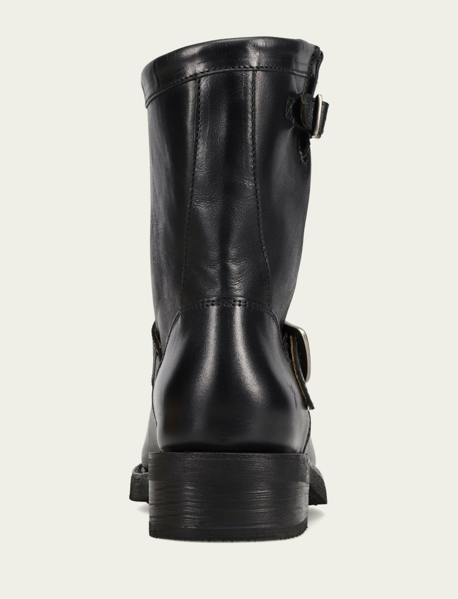 FRYE Women's Black Viv Short Engineer Bootie