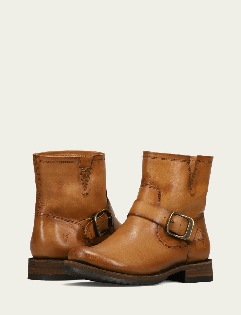 FRYE Women's Caramel Veronica Flex Bootie Booties