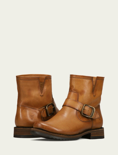 FRYE Women's Caramel Veronica Flex Bootie Booties