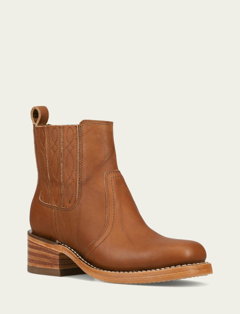 FRYE Women's Saddle Campus Chelsea Booties