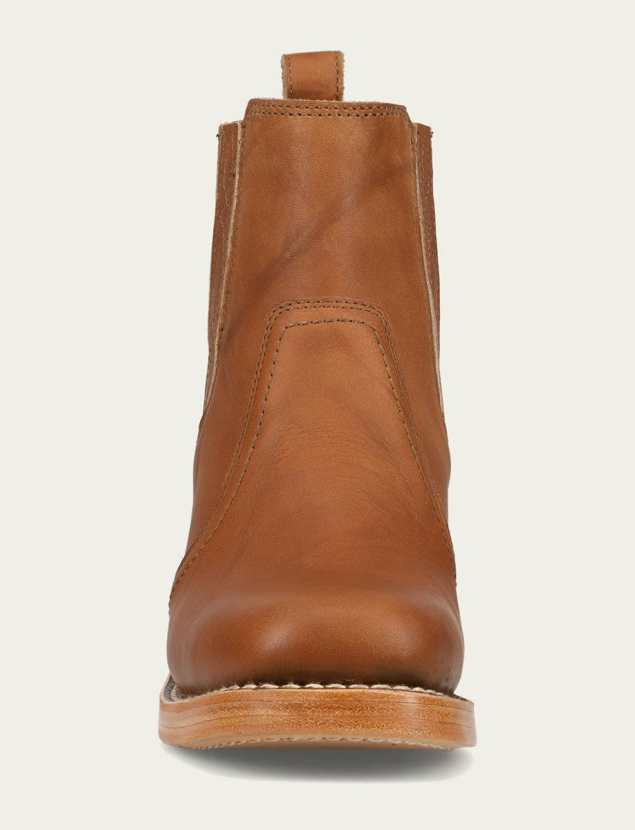 FRYE Women's Saddle Campus Chelsea Booties
