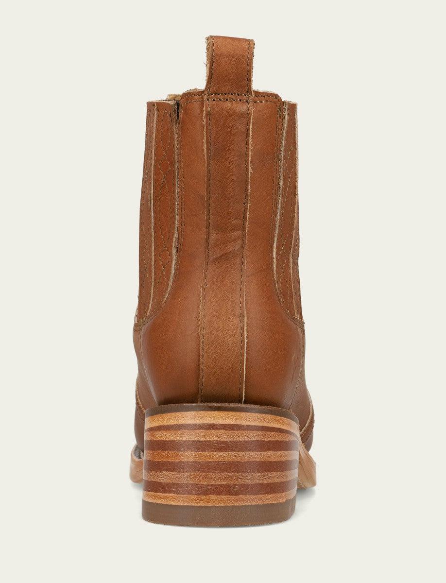 FRYE Women's Saddle Campus Chelsea Booties