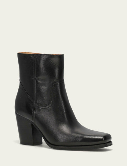 FRYE Women's Black Shiloh Zip Booties