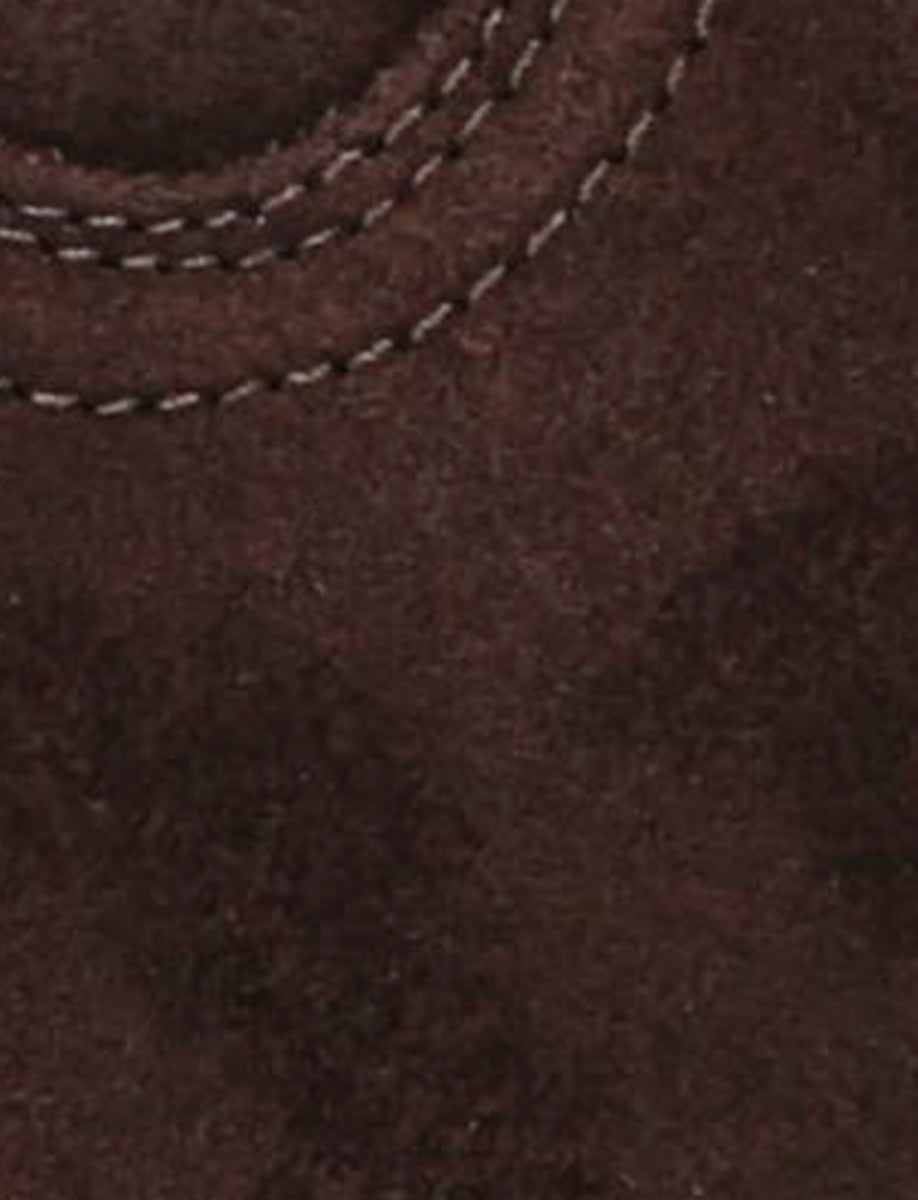 FRYE Women's Chocolate Suede Shiloh Zip Bootie