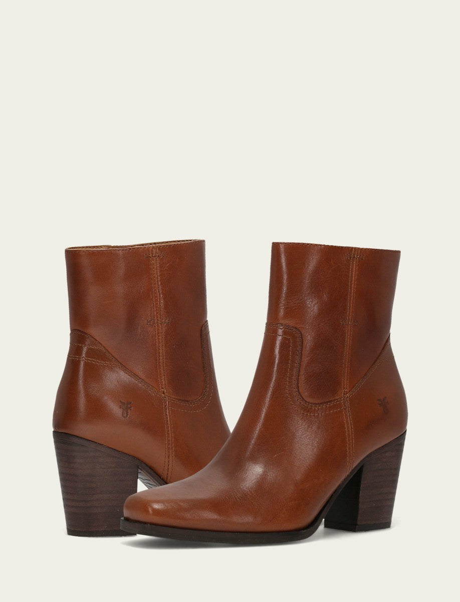 FRYE Women's Cinnamon Shiloh Zip Booties