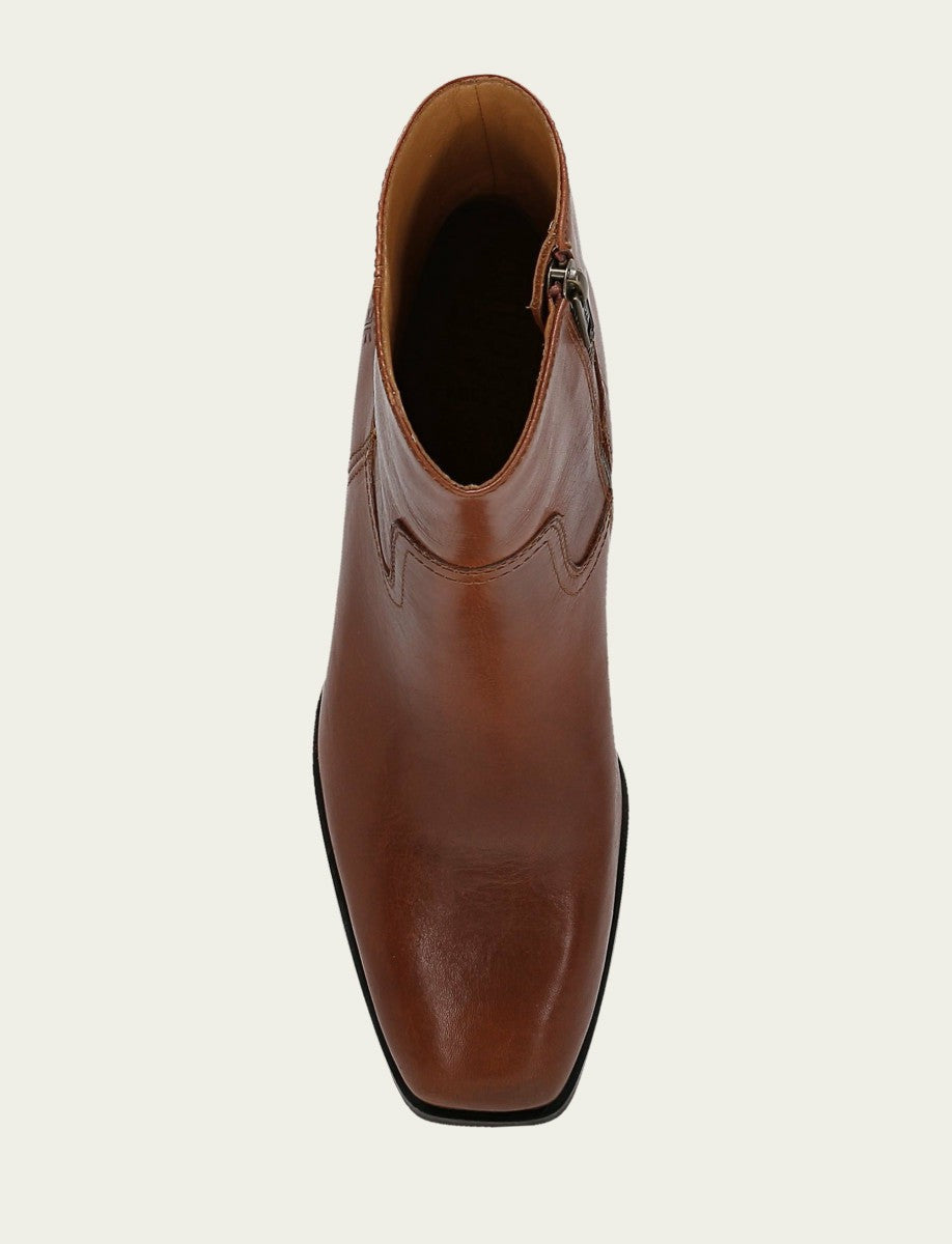 FRYE Women's Cinnamon Shiloh Zip Booties