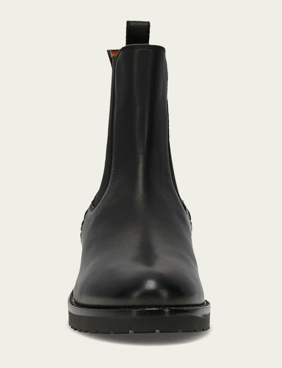 FRYE Women's Black Melissa Lug Chelsea Boot
