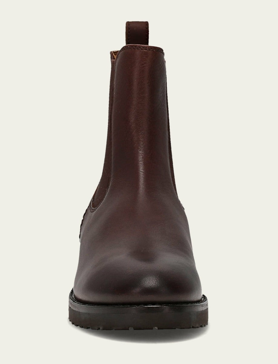 FRYE Women's Brown Melissa Lug Chelsea Boot