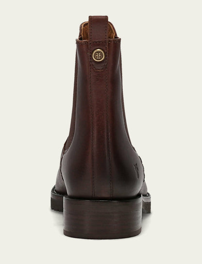 FRYE Women's Brown Melissa Lug Chelsea Boot